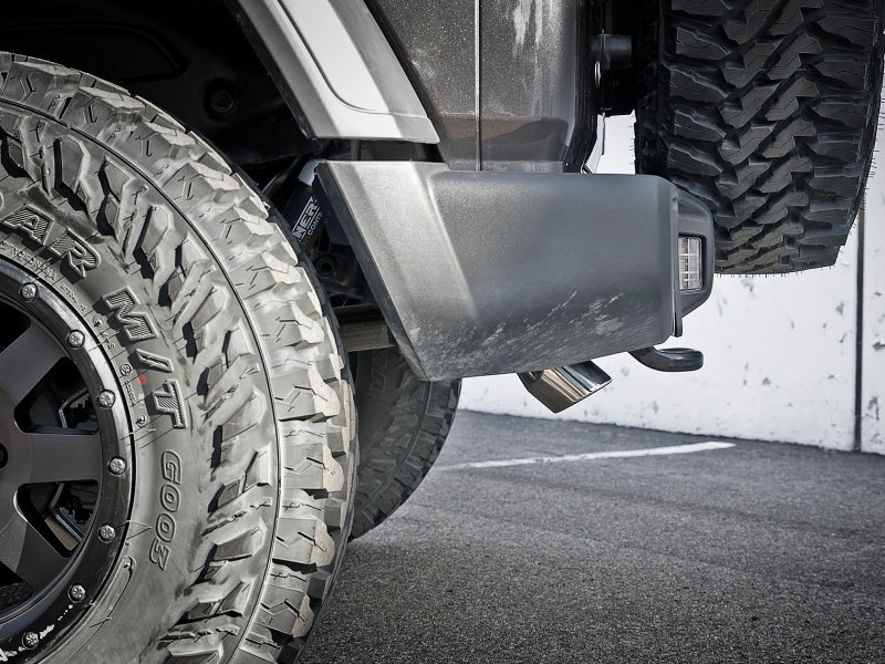 aFe MACH Force-Xp 2.5in Catback High-Tuck Exhaust 18-21 Jeep Wrangler (JL)3.6L 4-Door - Polished Tip