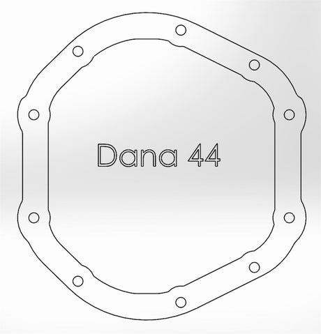 Couvercle de différentiel de puissance aFe Usiné Pro Series 97-14 Jeep Dana 44