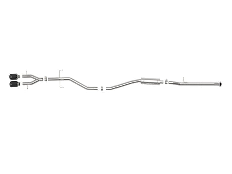 Système d'échappement Cat-Back aFe Takeda 2,5 pouces 304SS 17-20 Honda Civic SI Coupé L4-1,5 L (t) - Embout noir