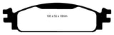Plaquettes de frein avant EBC 08-10 Ford Flex 3.5 Ultimax2