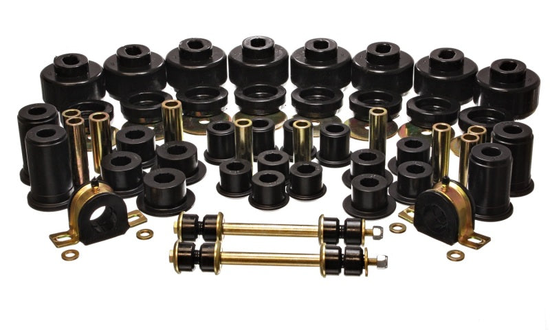 Ensemble de bagues principales Hyper-flex noires pour suspension énergétique 99-06 Chevy C1500 Silverado 2WD, nouveau style de carrosserie