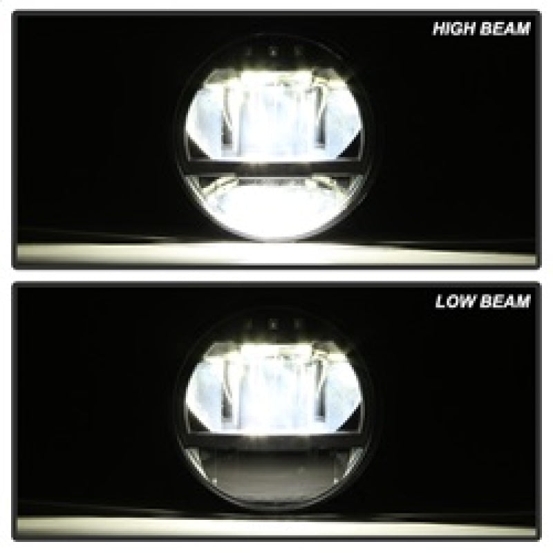 Phares avant en cristal Spyder Jeep Wrangler 07-15 noir transparent