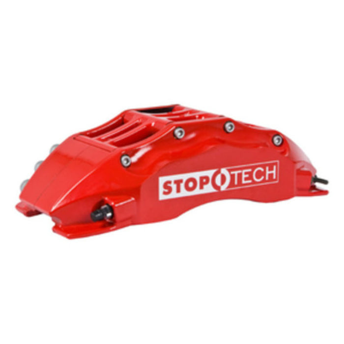 Freins arrière StopTech 07-09 Escalade/Subarban/Tahoe/Yukon BBK avec étriers ST-60 rouges, rotors fendus 380x32 mm