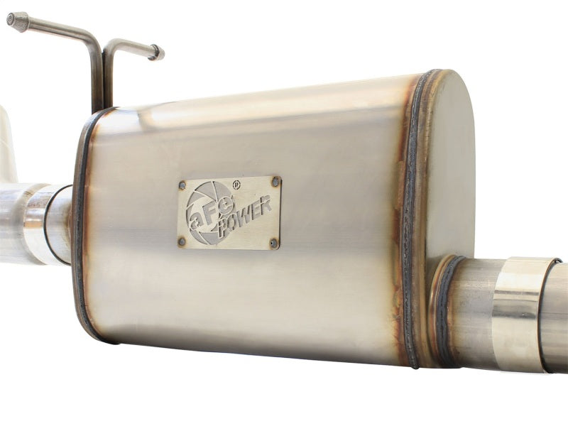 Échappement aFe MACHForce XP 3"-3,5" SS Single Side Ext CB avec embout noir 99-04 Ford F150 V8 5,4L/6,8L