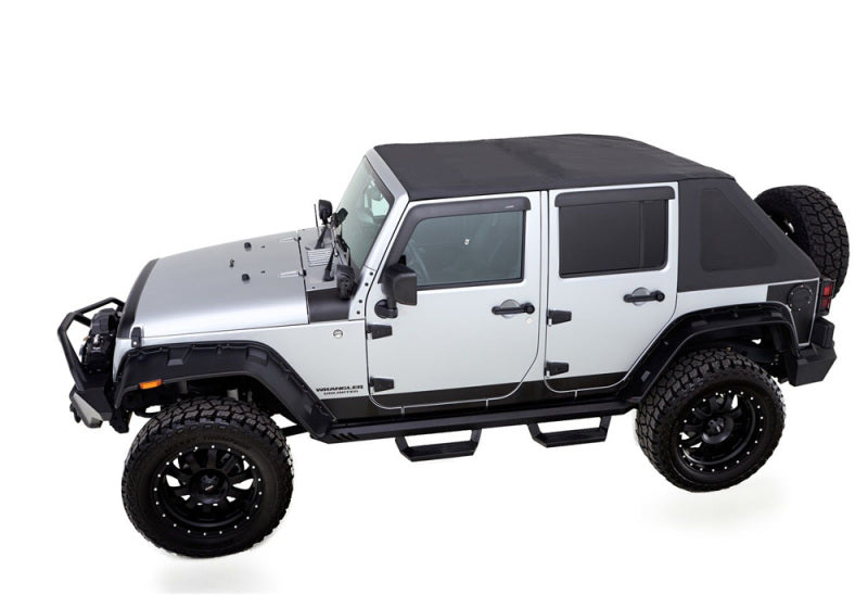 Jeep Wrangler (JK) Trailview Fastback 2007-2018 Rampage - Diamant noir (2 portes)