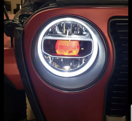 Kit d'éclairage de projecteur Oracle Jeep Wrangler JL/Gladiator JT - sans contrôleur VOIR LA GARANTIE