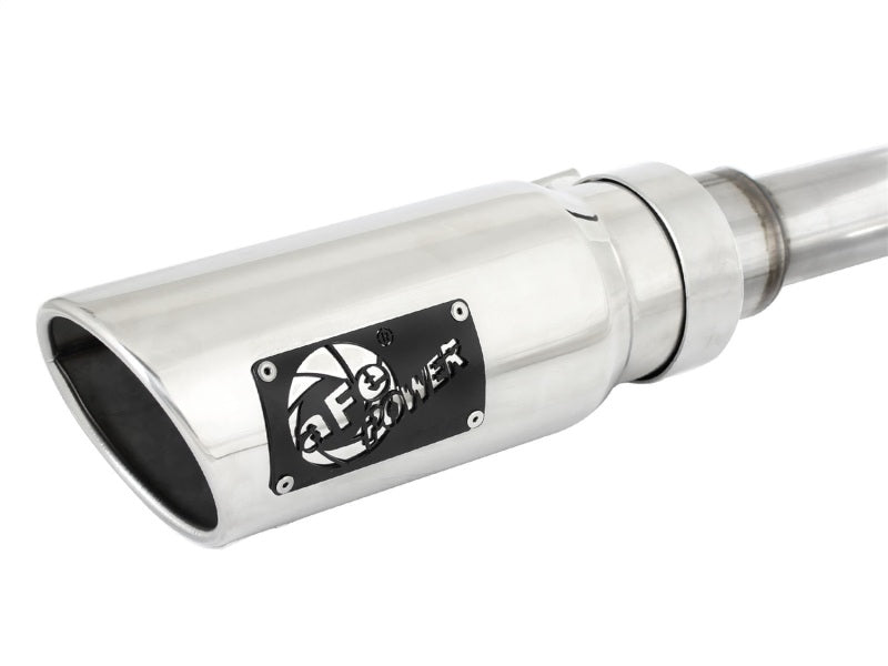 Échappement arrière DPF aFe MACHForce XP 2,5 pouces SS avec embouts polis 2014 Dodge Ram 1500 V6 3,0 L EcoDiesel