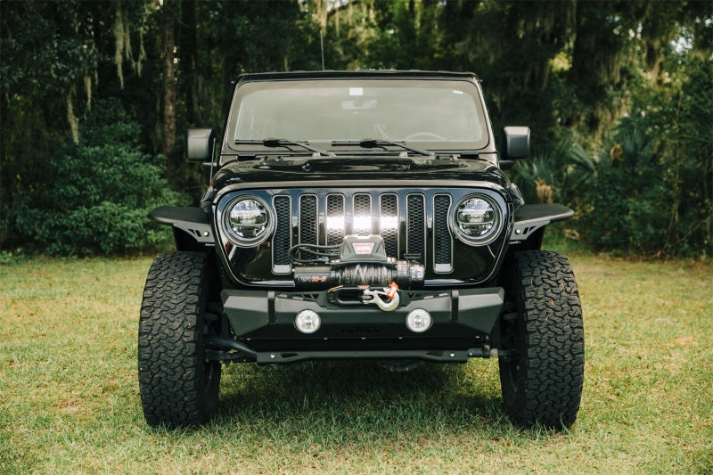 Support de montage de calandre à LED pour Jeep Wrangler JL/JT 18-20 Rugged Ridge