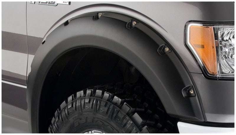 Élargisseurs de poche Bushwacker 08-10 Ford F-250 Super Duty, 2 pièces - Noir