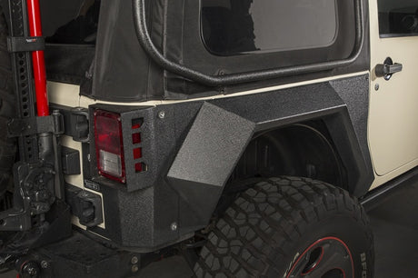 Paire de garde-boue arrière Rugged Ridge XHD 2 portes 07-18 Jeep Wrangler JK