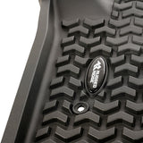 Revêtement de plancher avant Rugged Ridge noir pour Chevy Silverado Crew 2020