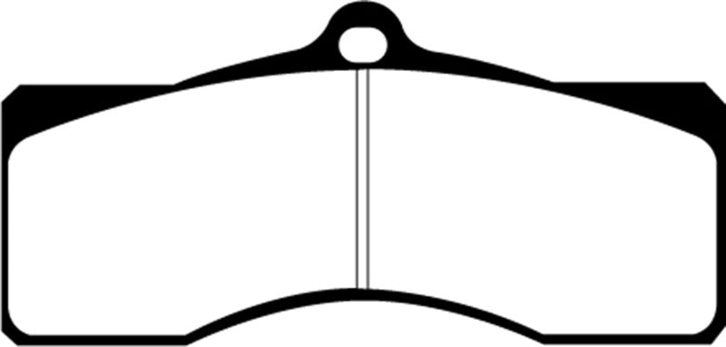 Plaquettes de frein avant EBC 68-69 Chevrolet Camaro (1ère génération) 4.9 Redstuff