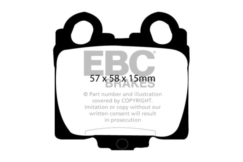 Plaquettes de frein arrière EBC 98-05 Lexus GS300 3.0 Ultimax2