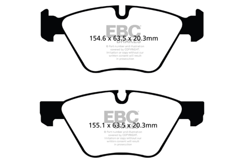 Plaquettes de frein avant EBC 09+ BMW Z4 3.0 (E89) Yellowstuff