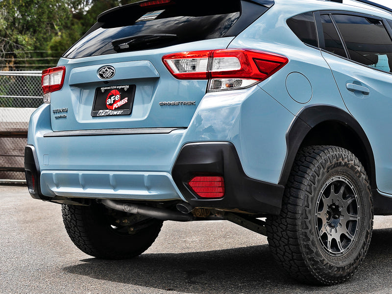 Système d'échappement aFe POWER Takeda 2,5 pouces 304 SS Cat-Back Subaru Crosstrek 18-19 H4-2.0L