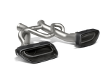 Ligne Slip-On Akrapovic 14-17 McLaren 650S/650S Spyder (titane) avec embouts en carbone