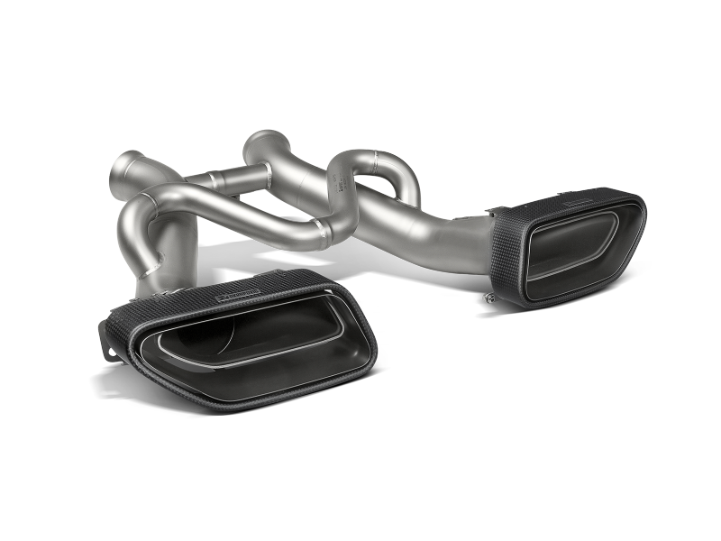 Ligne Slip-On Akrapovic 14-17 McLaren 650S/650S Spyder (titane) avec embouts en carbone