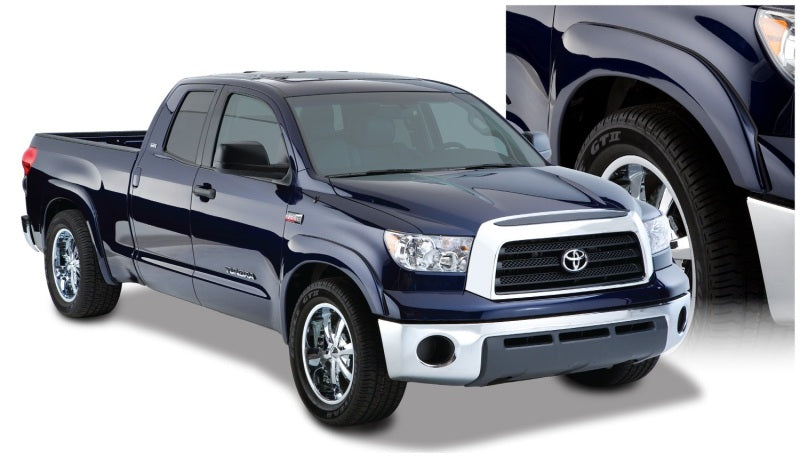 Élargisseurs de benne Bushwacker 07-13 Toyota Tundra Fleetside de style OE, 4 pièces, 66,7/78,7/97,6 po - Noir