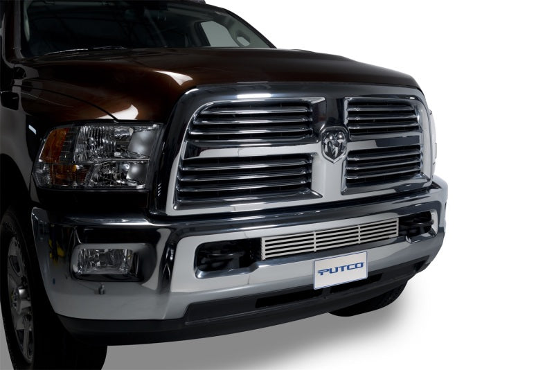 Putco 11-19 Ram HD - Grille de pare-chocs de style barre en acier inoxydable Inserts de grille de pare-chocs