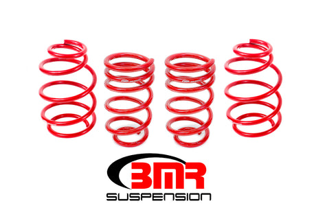 BMR 10-15 5th Gen Camaro V8 Lowering Spring Kit (Set Of 4) - Red BMR Suspension