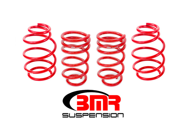 BMR 10-15 5th Gen Camaro V8 Lowering Spring Kit (Set Of 4) - Red BMR Suspension