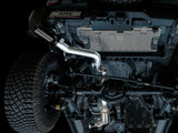 AWE Tuning 2021+ Ford Bronco 0FG Échappement arrière simple avec embout noir diamant et protection de bas de caisse