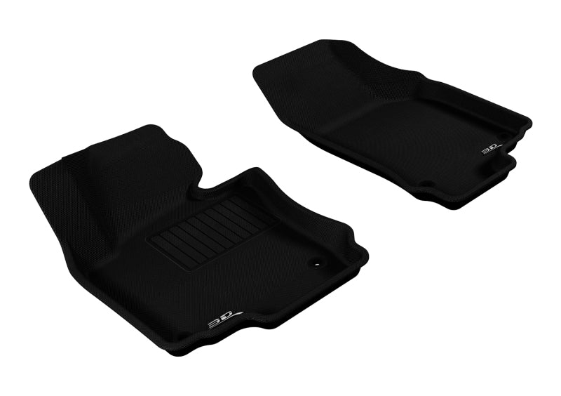 Tapis de sol 3D MAXpider pour Volkswagen Jetta/Golf Kagu 2005-2010, 1ère rangée - Noir