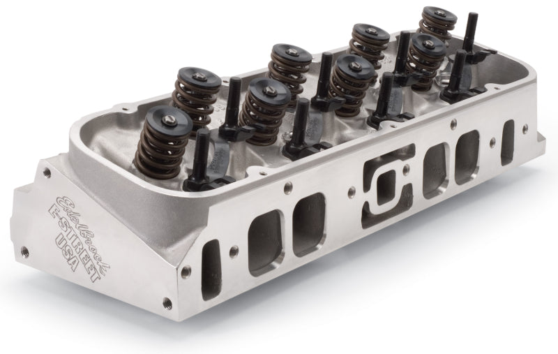 Culasse Edelbrock E-Street BB Chevy Oval Port complète simple