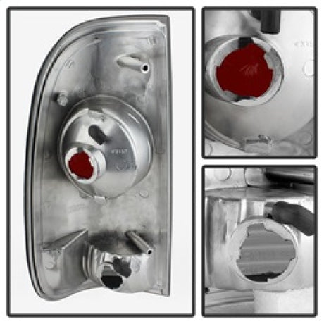 Feux arrière Spyder Ford F150 Styleside 97-03/F250/350/450/550 style européen noir fumé ALT-YD-FF15097-BSM