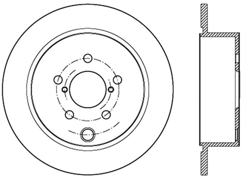 Disque de frein sport fendu StopTech