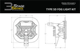 Kit Diode Dynamics SS3 Max Type SD ABL - Brouillard SAE blanc