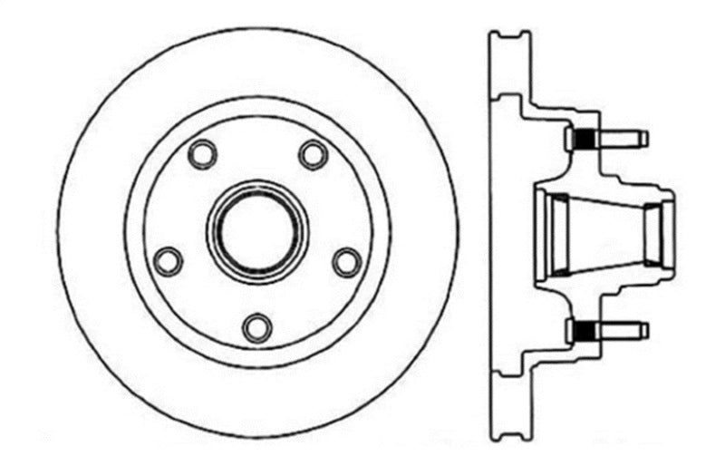 Disque de frein sport fendu et percé StopTech