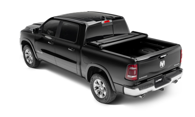 Lund 19-23 RAM 1500 (6.5ft Bed w/o RamBox Cargo Mgmt) Genesis Tri-Fold Tonneau Cover - Black