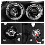 Phares de projecteur Spyder Pontiac G6 2/4DR 05-08 LED Halo LED Blk PRO-YD-PG605-HL-BK