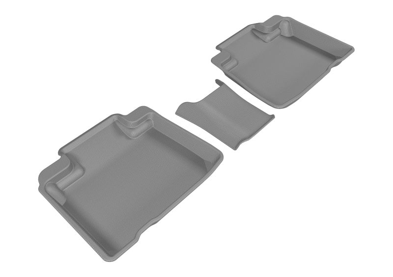 Tapis de sol 3D MAXpider pour Ford Edge Kagu 2015-2020, 2e rangée - Gris