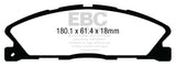 Plaquettes de frein avant Redstuff EBC 13+ pour Ford Taurus 3.5 Twin Turbo SHO