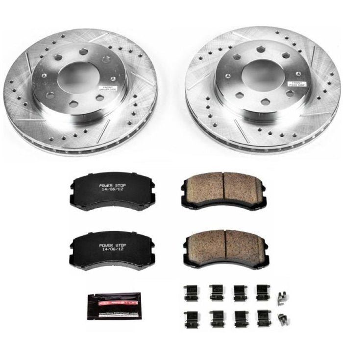 Kit de freins sport Power Stop 02-07 Mitsubishi Lancer Z23 Evolution avant