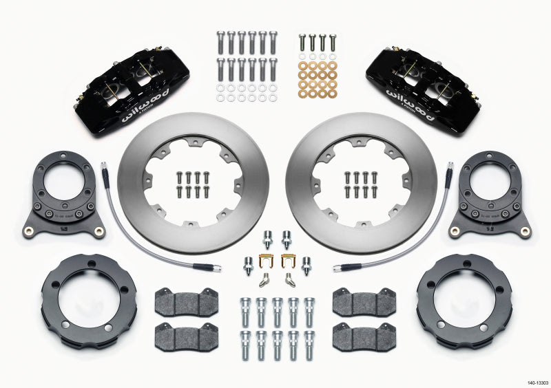 Kit de chapeau avant Wilwood Dynapro 6, rotor de 11,75 pouces, 66-75, Ford Bronco Dana 30/44 avec lignes