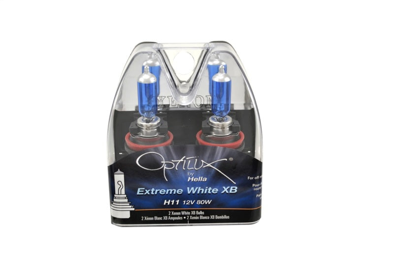 Ampoules Hella Optilux XB Extreme Type H11 12V 80W Bleu - Paire