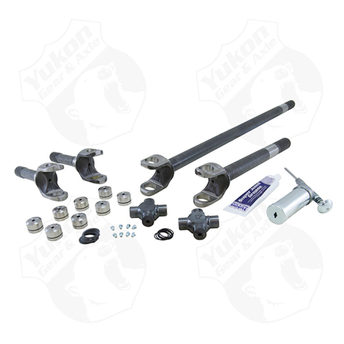 Yukon Gear 4340CM Rplcmnt Axle Kit For 07-13 Dana 30 Front / Non-Rubicon JK / w/Superjoints