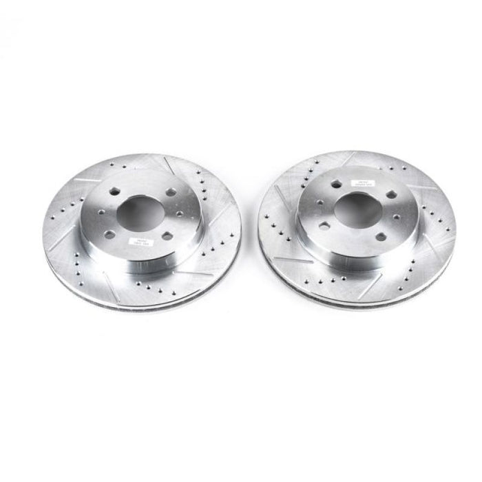 Rotors avant percés et fendus Power Stop 91-92 Saturn SC Evolution - Paire