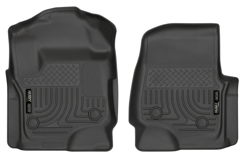 Revêtements de sol noirs Husky Liners 17 pour Ford F-250 Super Duty SuperCab WeatherBeater