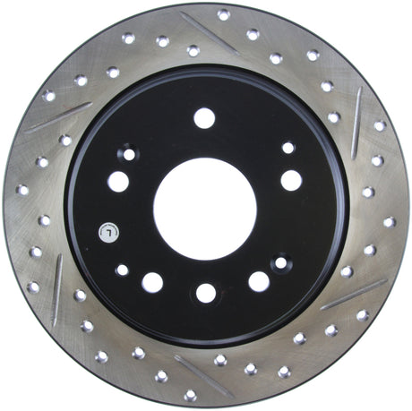 Rotor arrière gauche fendu et percé StopTech 04-08 Acura TL / 03-09 Honda Element