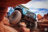 Support de treuil de pare-chocs avant ICON 07-18 Jeep Wrangler JK Pro Series avec barre/onglets