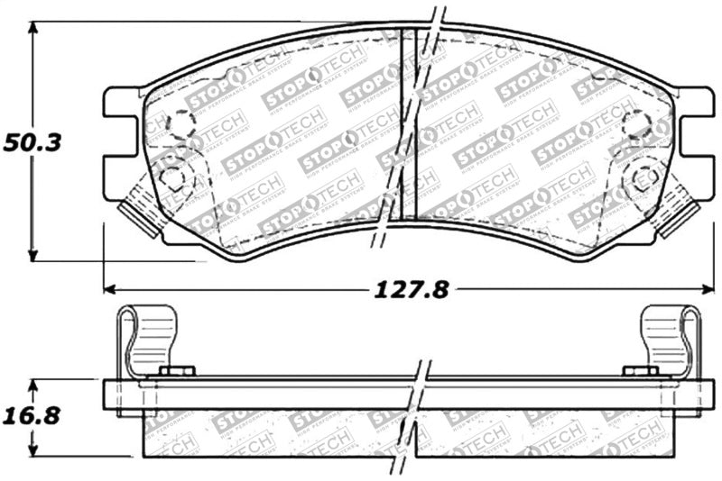 Plaquettes de frein StopTech Performance