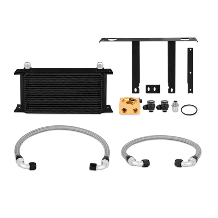 Kit de refroidisseur d'huile thermostatique Mishimoto 10-12 Hyundai Genesis Coupe 2.0T - Noir