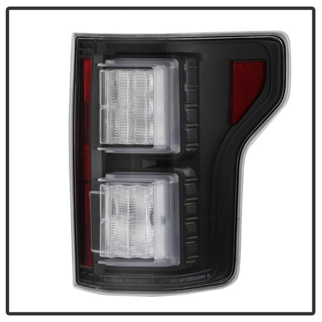 Feux arrière à DEL Spyder 18-19 Ford F-150 (sans capteur d'angle mort) - Noir (ALT-YD-FF15018-LED-BK)