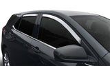 Déflecteurs de fenêtre à montage extérieur AVS 09-14 Ford Explorer Ventvisor 4 pièces - Chrome