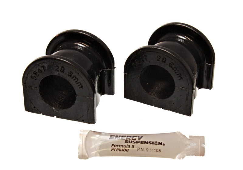 Ensemble de bagues de barre stabilisatrice avant 28,2 mm noires pour Honda S2000 00-09 Energy Suspension