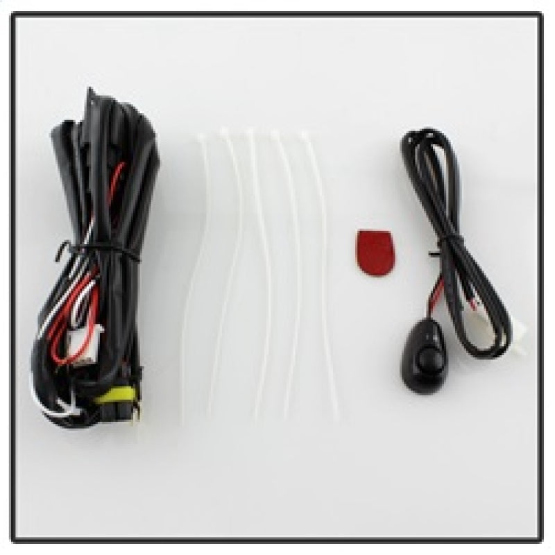 Feux antibrouillard à LED OEM Spyder Dodge Charger 2015-2016 avec interrupteur universel - Transparent FL-DCH2015-LED-C